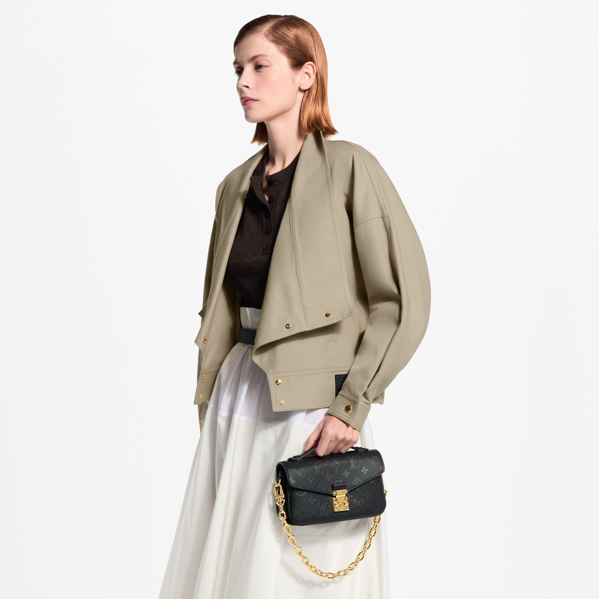 Pochette Métis East West Monogram Empreinte Leather - Women